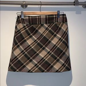 Plaid mini skirt size 0